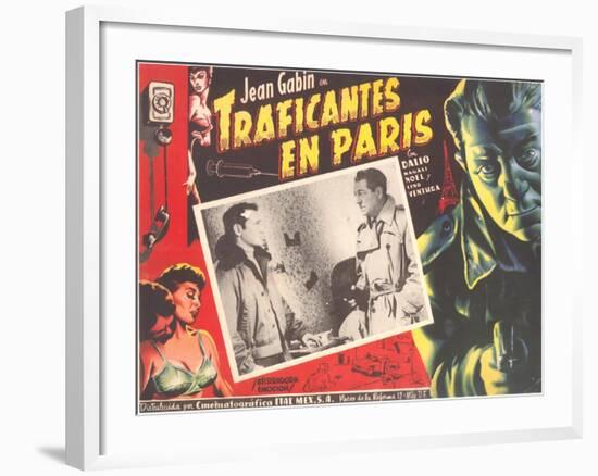 Poster for Mexican Film Noir Movie-null-Framed Art Print