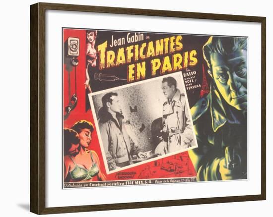 Poster for Mexican Film Noir Movie-null-Framed Art Print