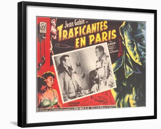 Poster for Mexican Film Noir Movie-null-Framed Art Print