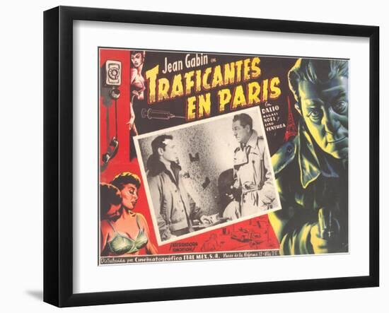 Poster for Mexican Film Noir Movie-null-Framed Art Print