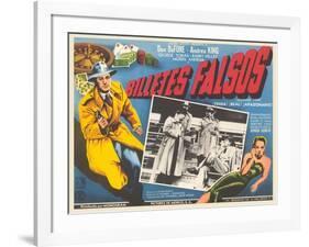 Poster for Mexican Film Noir Movie-null-Framed Art Print