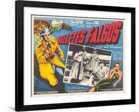 Poster for Mexican Film Noir Movie-null-Framed Art Print