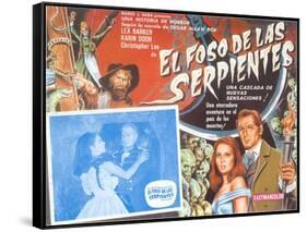 Poster for Mexican Version of Movie, Snake Pit-null-Framed Stretched Canvas