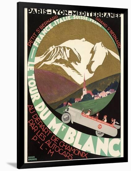 Poster for Mont Blanc Tour-null-Framed Art Print