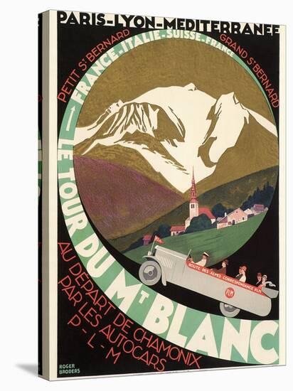 Poster for Mont Blanc Tour-null-Stretched Canvas