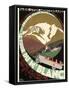 Poster for Mont Blanc Tour-null-Framed Stretched Canvas