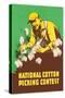Poster for National Cotton Picking Contest-null-Stretched Canvas