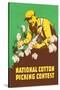 Poster for National Cotton Picking Contest-null-Stretched Canvas