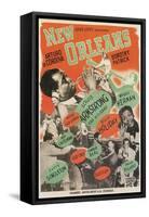 Poster for New Orleans Jazz-null-Framed Stretched Canvas