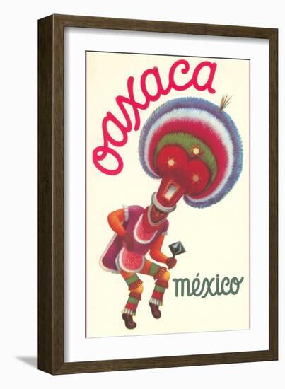 Poster for Oaxaca, Mexico, Folkloric Dancer-null-Framed Art Print