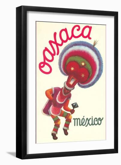 Poster for Oaxaca, Mexico, Folkloric Dancer-null-Framed Art Print