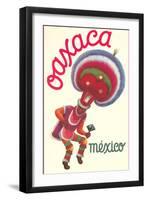 Poster for Oaxaca, Mexico, Folkloric Dancer-null-Framed Art Print