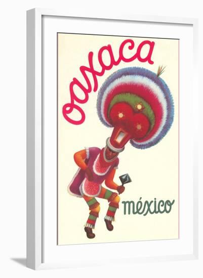 Poster for Oaxaca, Mexico, Folkloric Dancer-null-Framed Art Print