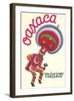 Poster for Oaxaca, Mexico, Folkloric Dancer-null-Framed Art Print