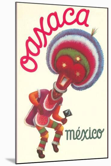 Poster for Oaxaca, Mexico, Folkloric Dancer-null-Mounted Art Print