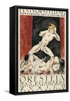 Poster for Orestes Production, Zurich-null-Framed Stretched Canvas