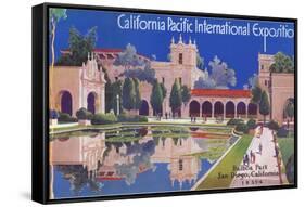 Poster for Pacific Exposition, San Diego, California-null-Framed Stretched Canvas