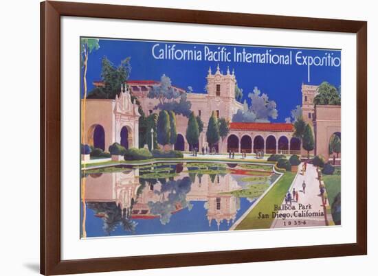 Poster for Pacific Exposition, San Diego, California-null-Framed Premium Giclee Print