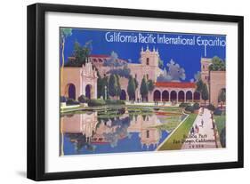 Poster for Pacific Exposition, San Diego, California-null-Framed Art Print