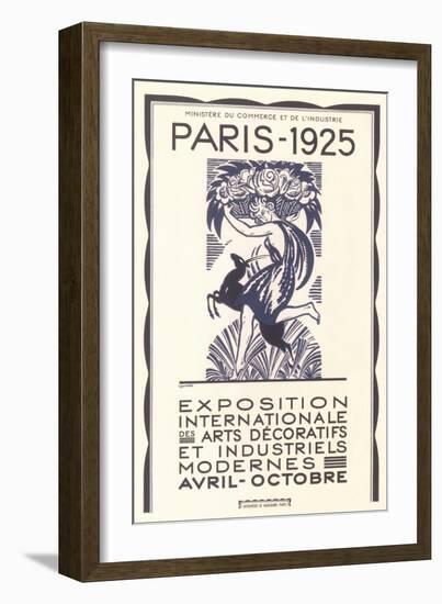 Poster for Paris Industrial Arts Show-null-Framed Art Print