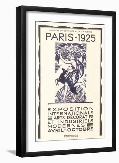 Poster for Paris Industrial Arts Show-null-Framed Art Print