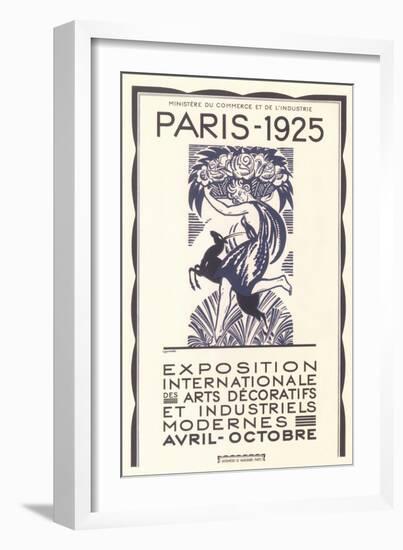 Poster for Paris Industrial Arts Show-null-Framed Art Print