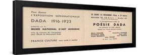 Poster for 'Poésie Dada', 1966-null-Framed Giclee Print