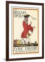 Poster for Production at the Lyric Theatre Hammersmith-Charles Lovat-Framed Art Print