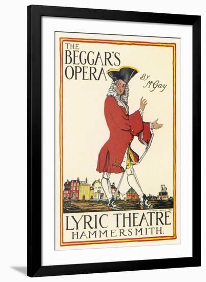 Poster for Production at the Lyric Theatre Hammersmith-Charles Lovat-Framed Art Print