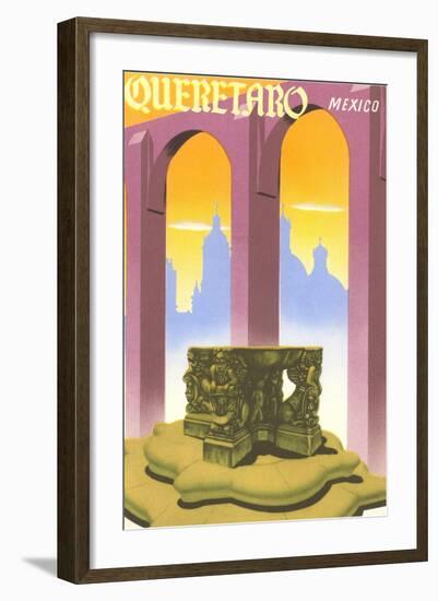 Poster for Queretaro, Mexico-null-Framed Art Print