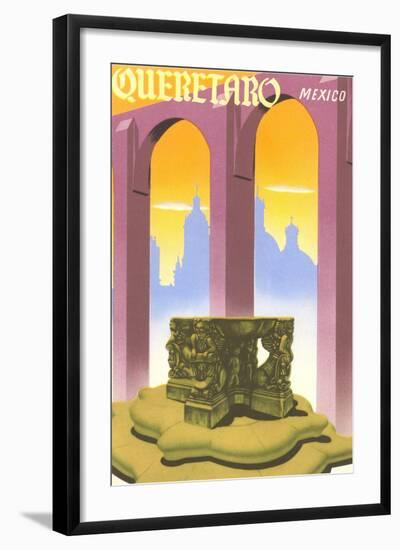 Poster for Queretaro, Mexico-null-Framed Art Print