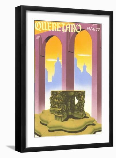 Poster for Queretaro, Mexico-null-Framed Art Print