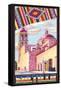 Poster for Saltillo, Mexico, Old Church-null-Framed Stretched Canvas