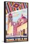 Poster for Saltillo, Mexico, Old Church-null-Stretched Canvas