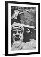 Poster for Sergey Eisenstein's Film, "Battleship Potemkin"-null-Framed Giclee Print