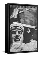 Poster for Sergey Eisenstein's Film, "Battleship Potemkin"-null-Framed Stretched Canvas