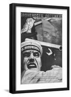 Poster for Sergey Eisenstein's Film, "Battleship Potemkin"-null-Framed Giclee Print