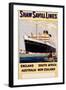 Poster for Shaw Savill Lines-null-Framed Photographic Print