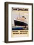 Poster for Shaw Savill Lines-null-Framed Photographic Print