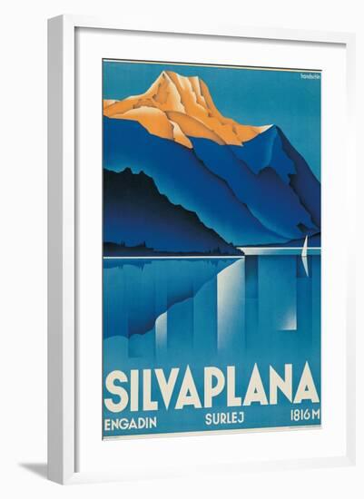 Poster for Silvaplana-Johannes Handschin-Framed Art Print