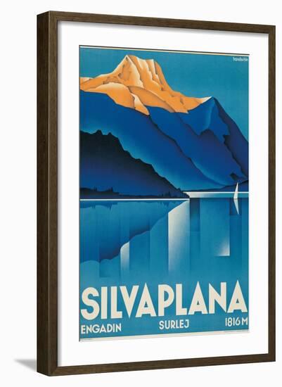 Poster for Silvaplana-Johannes Handschin-Framed Art Print