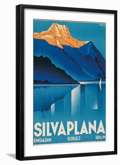 Poster for Silvaplana-Johannes Handschin-Framed Art Print