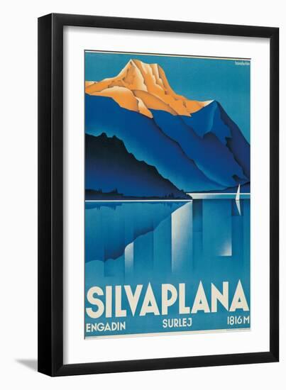 Poster for Silvaplana-Johannes Handschin-Framed Art Print