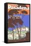 Poster for South Pasadena, California-null-Framed Stretched Canvas