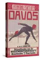 Poster for Speed Skating in Davos-null-Stretched Canvas