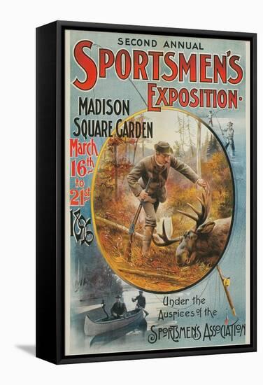 Poster for Sportmen's Exposition, 1896-null-Framed Stretched Canvas