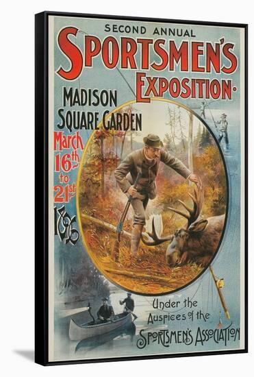 Poster for Sportmen's Exposition, 1896-null-Framed Stretched Canvas