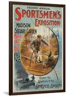 Poster for Sportmen's Exposition, 1896-null-Framed Art Print