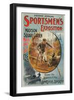 Poster for Sportmen's Exposition, 1896-null-Framed Art Print