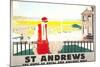 Poster for St. Andrews-null-Mounted Art Print